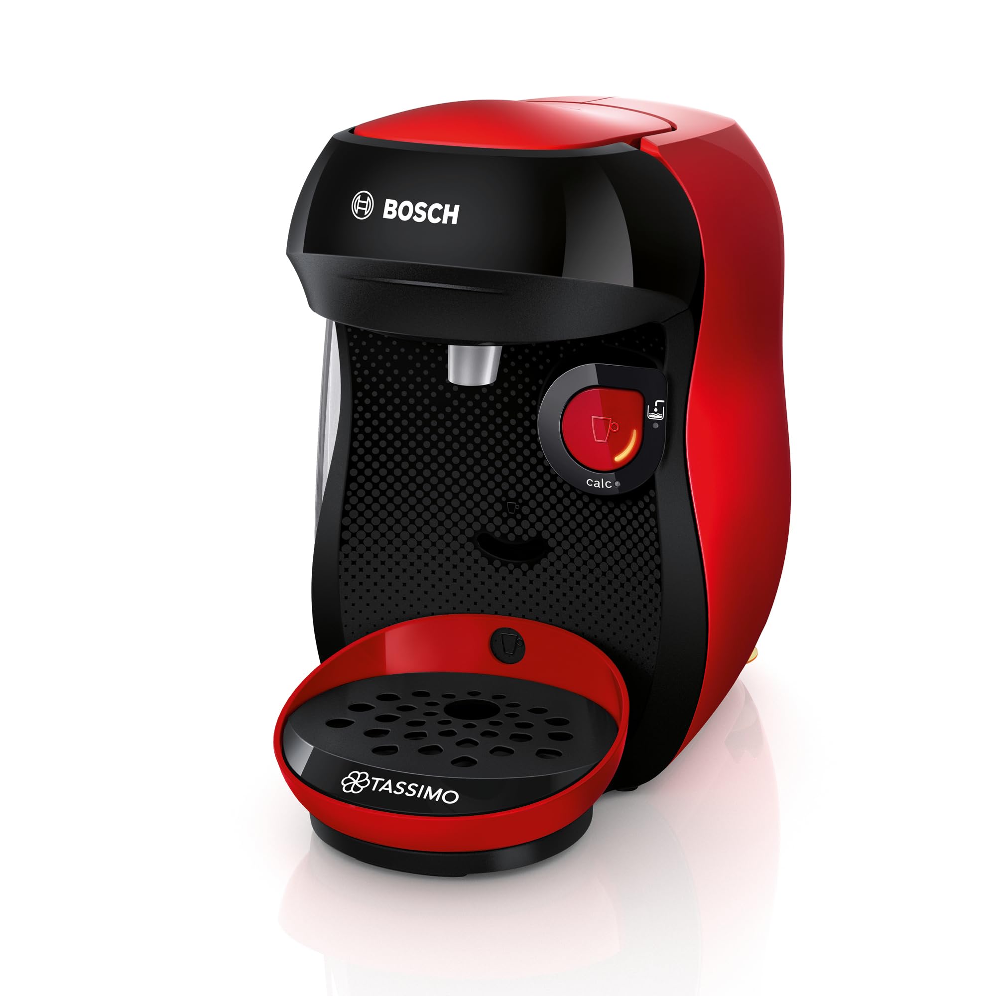 Machine à café multi-boissons Tassimo Happy friendly, OneTouch, TAS103E, Rouge - Veritano Edition