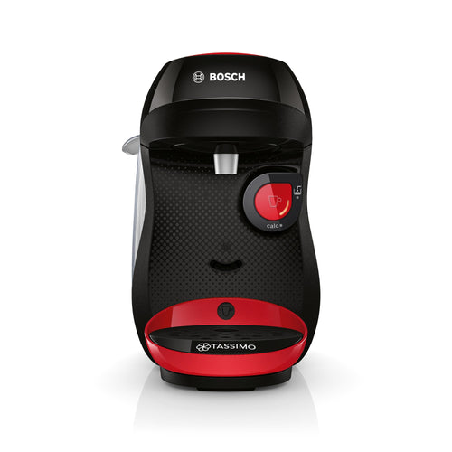 Machine à café multi-boissons Tassimo Happy friendly, OneTouch, TAS103E, Rouge - Veritano Edition