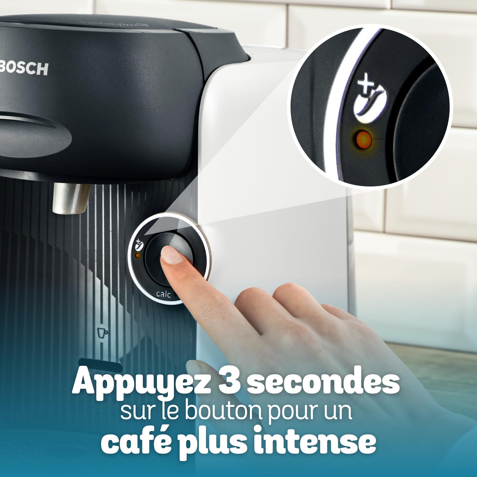 Tassimo Finesse friendly Machine à café Intellibrew, TAS163E, Blanc - Veritano Edition