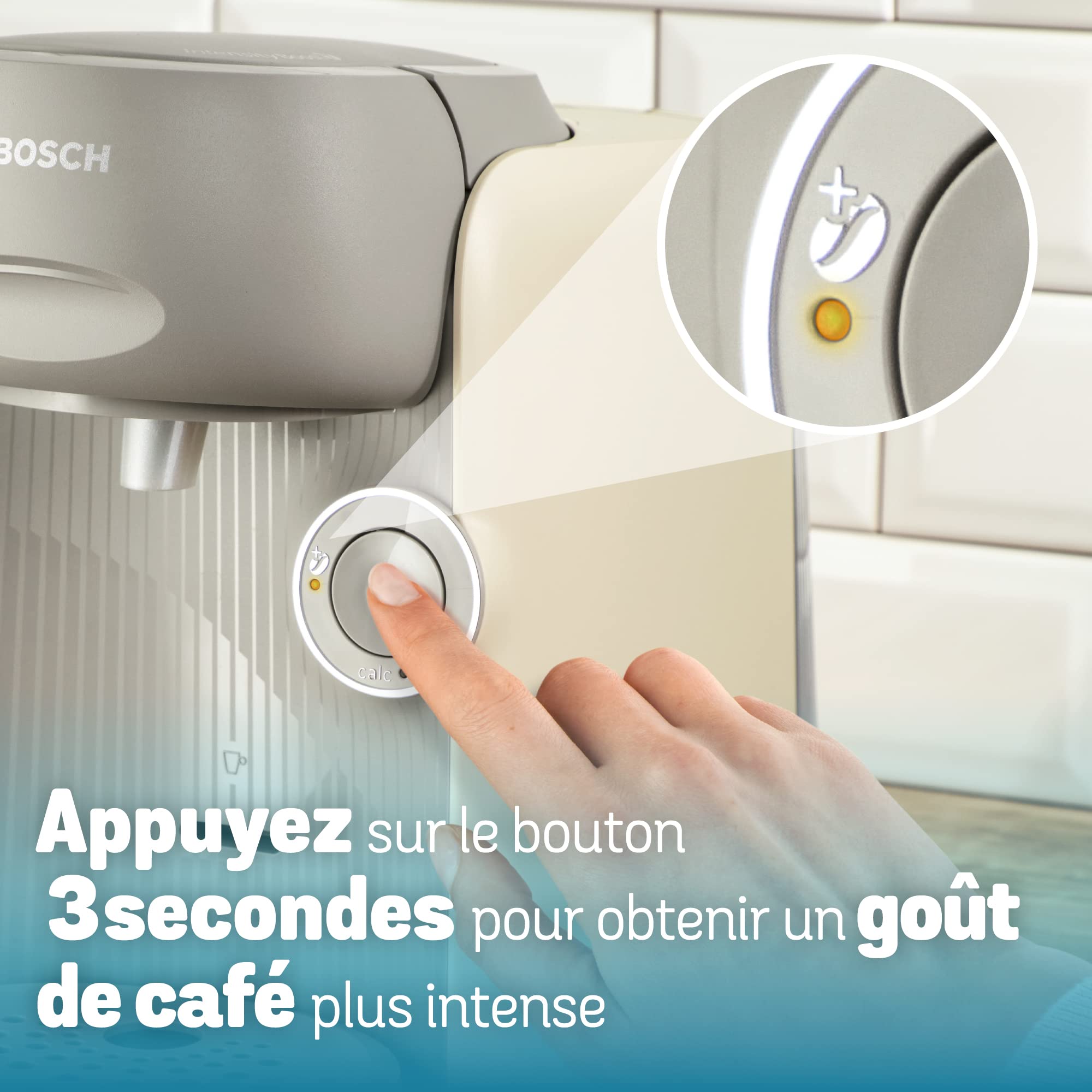 TASSIMO FINESSE, machine à café, IntensityBoost, INTELLIBREW, TAS16B3, Crème - Veritano Edition