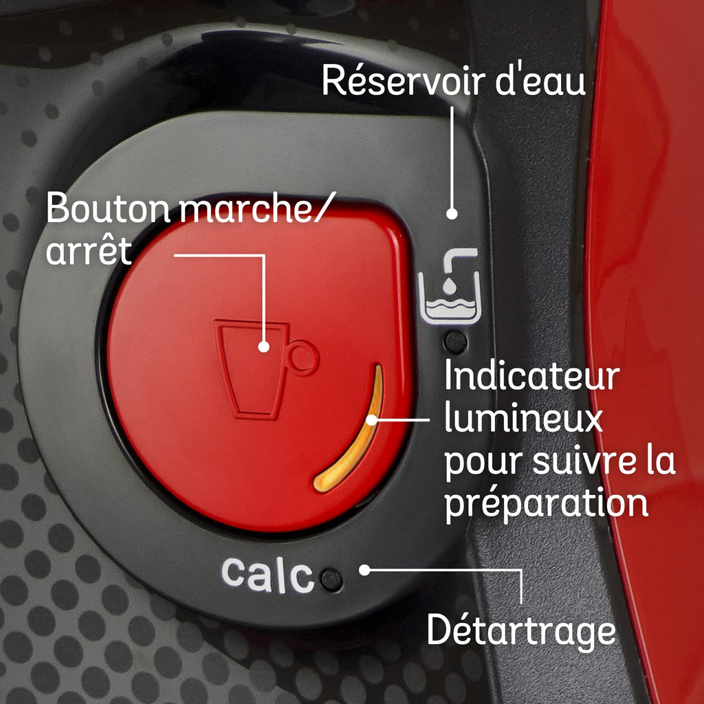 Tassimo Happy – Machine à café à capsules – 1400 W – TAS1003 – Rouge - Veritano Edition