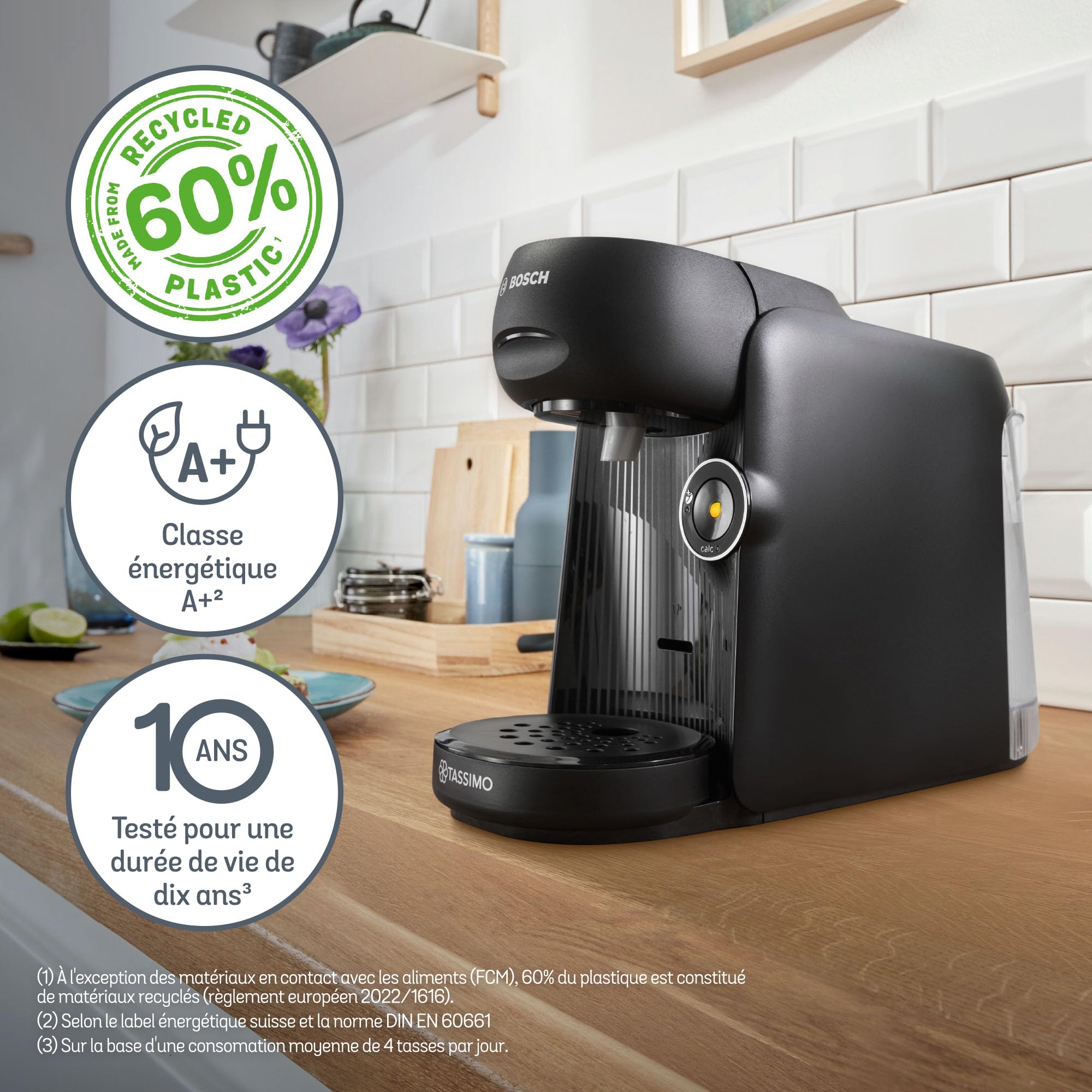 Tassimo Finesse friendly Machine à café, IntensityBoost, Intellibrew, TAS162E, Noir - Veritano Edition