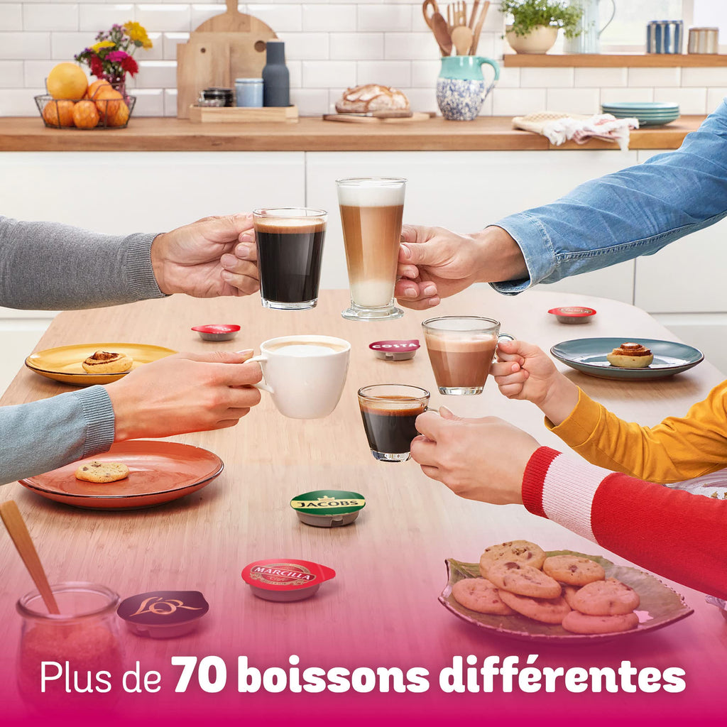Tassimo Happy – Machine à café à capsules – 1400 W – TAS1003 – Rouge - Veritano Edition