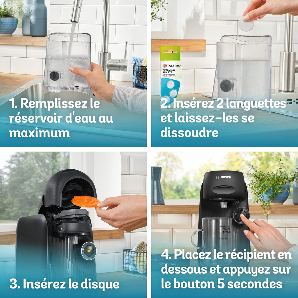 TASSIMO FINESSE machine multi-boissons, fonction IntensityBoost, INTELLIBREW, Noir - Veritano Edition