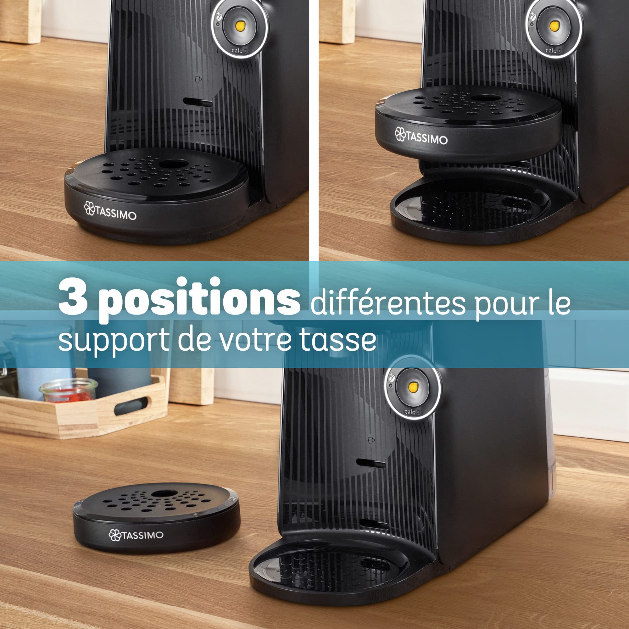 TASSIMO FINESSE machine multi-boissons, fonction IntensityBoost, INTELLIBREW, Noir - Veritano Edition